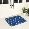 thumbnail image 5 of Non Slip Door Mat, white anchor darkblue print Fast Drying Bath Tub Mats, Absorbent Bathroom Rugs Entrance Welcome Mat, Bath MatS for Tub, Floor, Home, Kitchen, Hotel,16x24in, 5 of 7