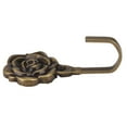 thumbnail image 2 of 6Pcs Metal Rose Flower Curtain Tie Back Tieback Holders Wall Hooks Decor, 2 of 7