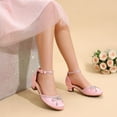 thumbnail image 3 of DREAM PAIRS Girls Closed Toe Dress Shoes Low Heel Ankle Strap Pumps for Toddler/Little/Big Kids Party Wedding & Princess Style, 3 of 8