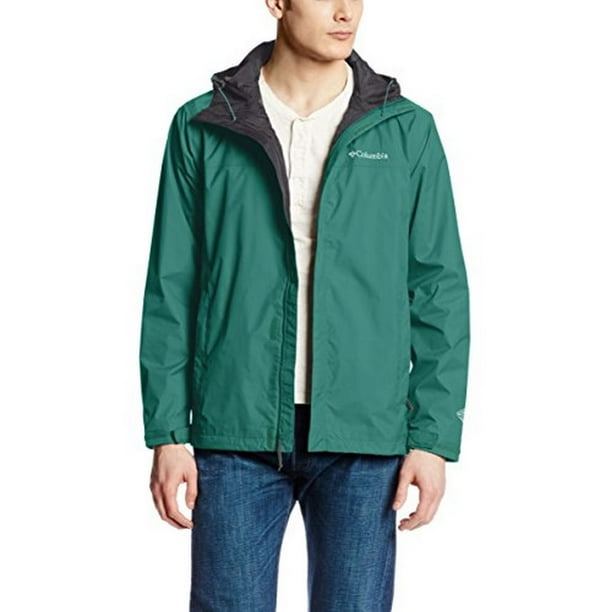 Columbia Men's Watertight Ii Frontzip Hooded Rain Jacket,pine Green
