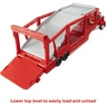 thumbnail image 6 of Disney Pixar Cars Mack Hauler Truck with Ramp, 13-inch Toy Transporter with Storage for 12 Cars, 6 of 7