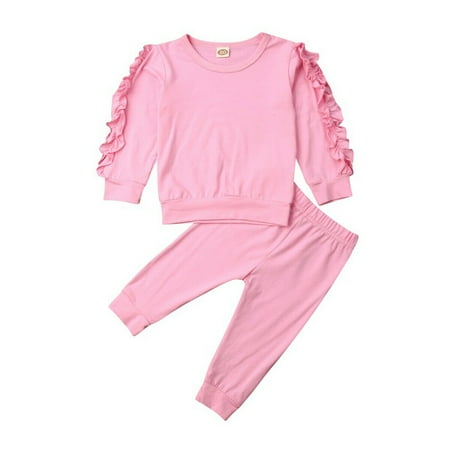 

Toddler Baby Girl Outfit Clothes Top Romper Jumpsuit Bodysuit Pants Leggings Set