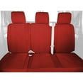 thumbnail image 2 of CalTrend Rear 60/40 Split Back & Solid Cushion Carbon Fiber Seat Covers for 2010-2012 Mazda 6 - MA118-02FA Red Insert and Trim, 2 of 3