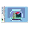 thumbnail image 1 of Black Cat Staring at Betta Fish Bowl Home Business Office Sign, 1 of 3