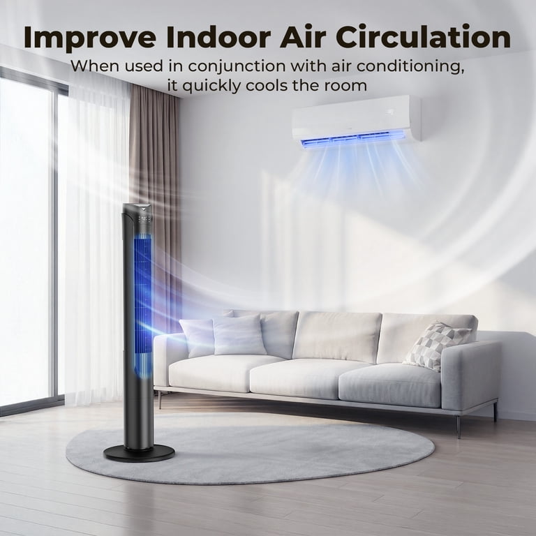 Patbrela 41-Inch Tower Fan with LED Display photo 2