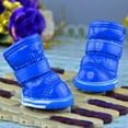 thumbnail image 4 of Waterproof Dog Boots Winter Pet Shoes  Outdoor Pet Snow Booties Cold Weather Paw Protector with Anti-Slip Sole for Small Medium Dogs 4 Pcs, 4 of 5