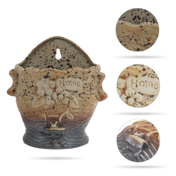 LEORX Unique Wall Hanging Flowerpot Elegant Succulent Planter For Garden Decoration And Plant Container For Use