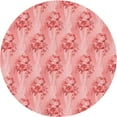 thumbnail image 1 of Ahgly Company Machine Washable Indoor Round Transitional Pastel Pink Area Rugs, 4' Round, 1 of 7