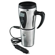 Tech Tools Heated Smart Travel Mug with Temperature Control 12V - Stainless Steel