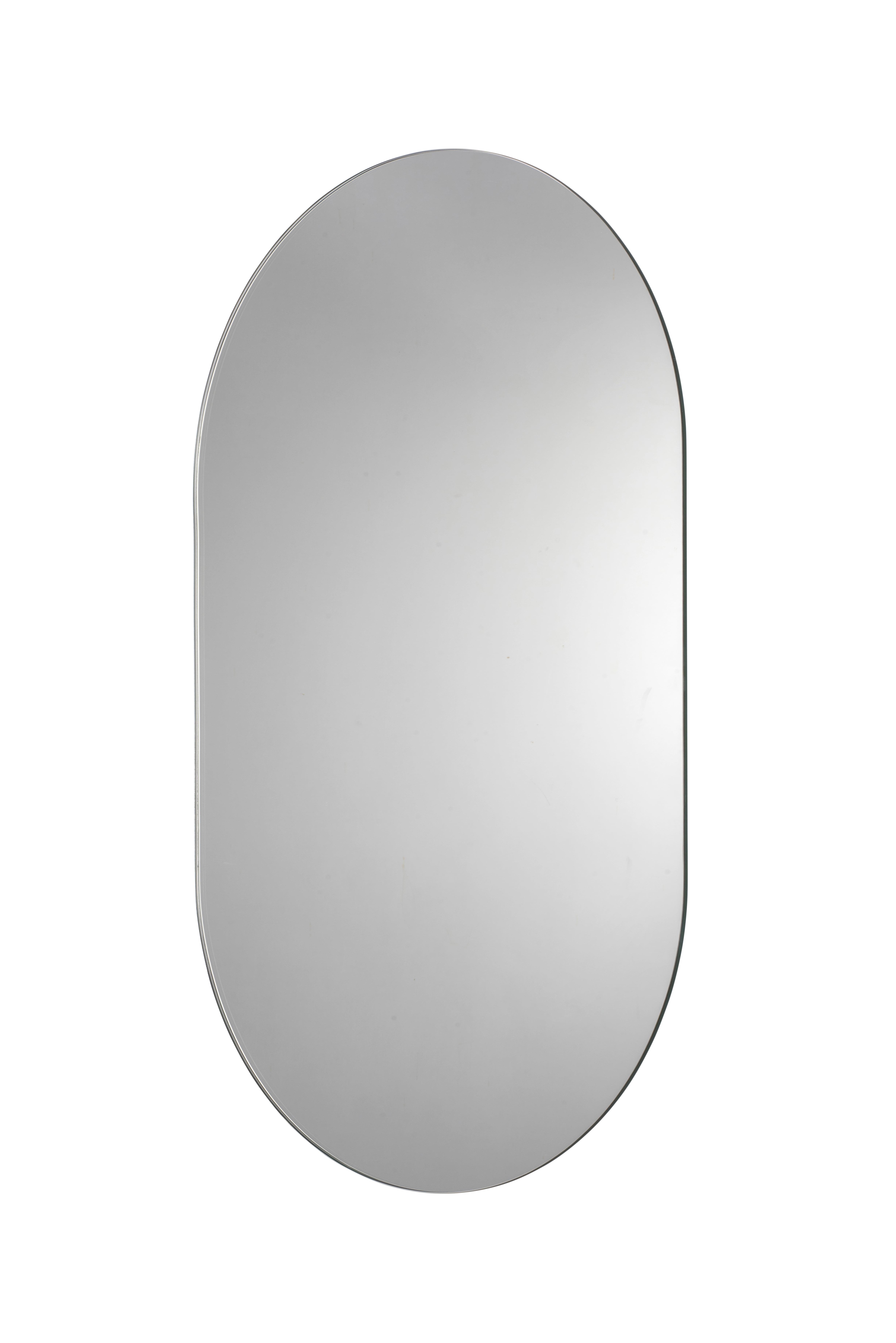 Croydex Harrop Rounded Rectangular Frameless Bathroom Mirror (15.7x23.6in)
