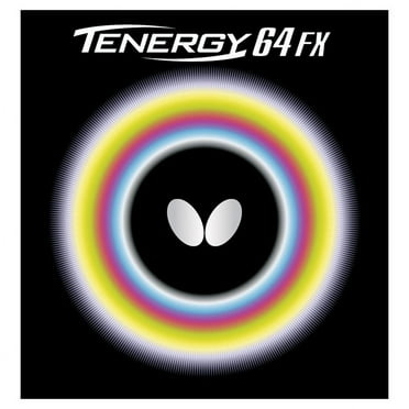 Butterfly Tenergy 64 FX Table Tennis Rubber, 1.9 mm, Black