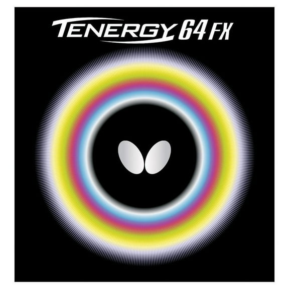 Butterfly Tenergy 64 FX Table Tennis Rubber, 2.1 mm, Black