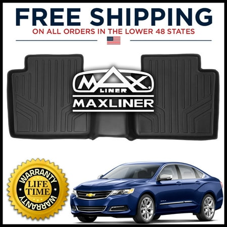 Maxliner 2014 2019 Chevy Impala Rear Row All Weather Floor Mat Liner Black