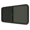 thumbnail image 4 of High Privacy RV Window Black 24"W*20"H for RV w/Sheet Metal thickness of 2-6mm Universal RV Window Horizontal Sliding Windows w/ Trim Ring Aluminum Alloy Aluminum Alloy RV Window Black, 4 of 14