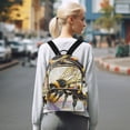 thumbnail image 7 of ALAZA Bee on Marble Flower Womens Travel Laptop Backpack Large Daypack Ladies Shoulder Bags M, 7 of 7