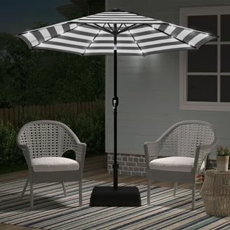 8 pcs patio garden sets tables chairs umbrella MAISON ARTS 8 PCS Patio Dining Set with 13ft Patio Umbrella