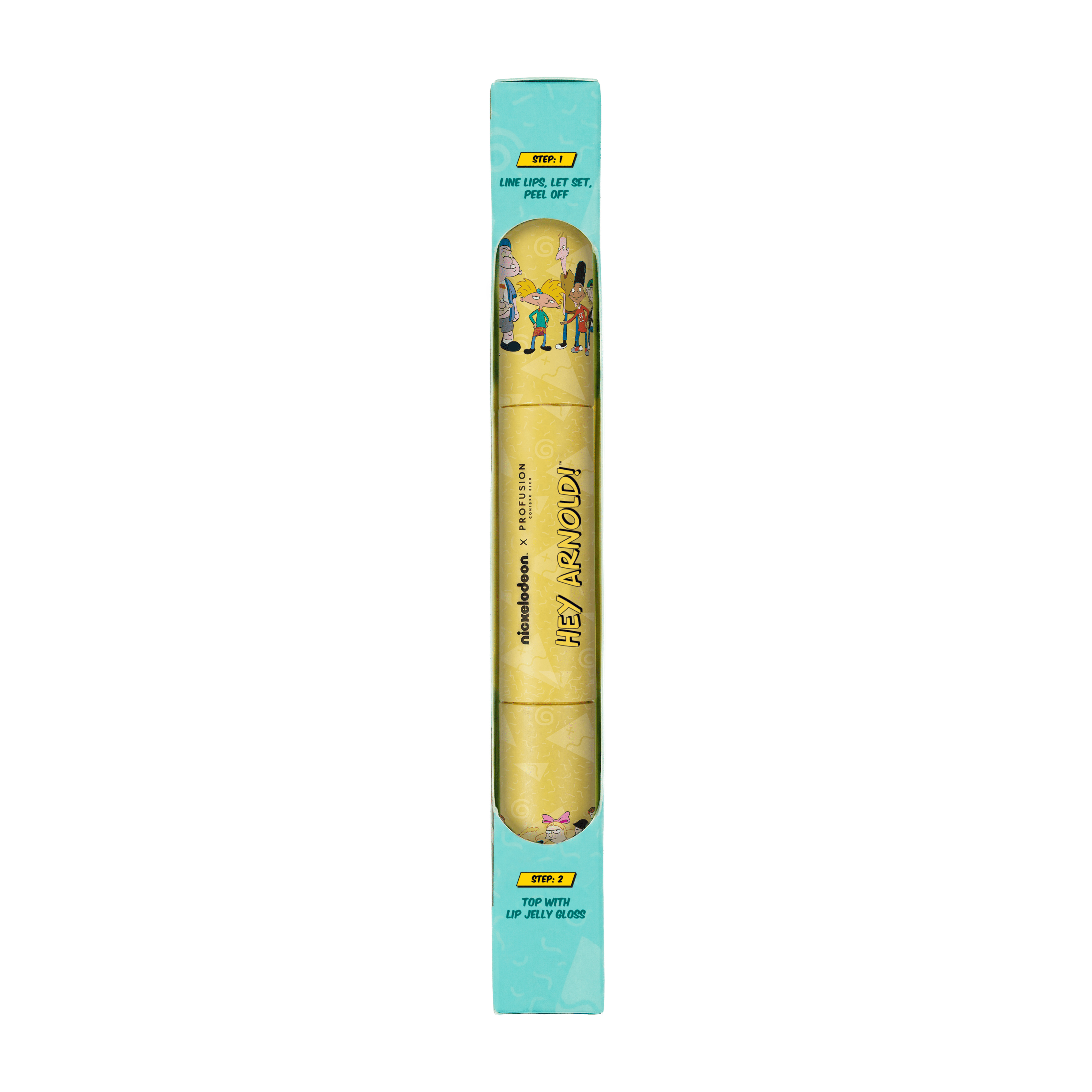 Profusion Cosmetics Nick 90s Hey Arnold! Move It Football Head - Peel Off Lip Stain & Nourishing Lip Balm 2.24 oz