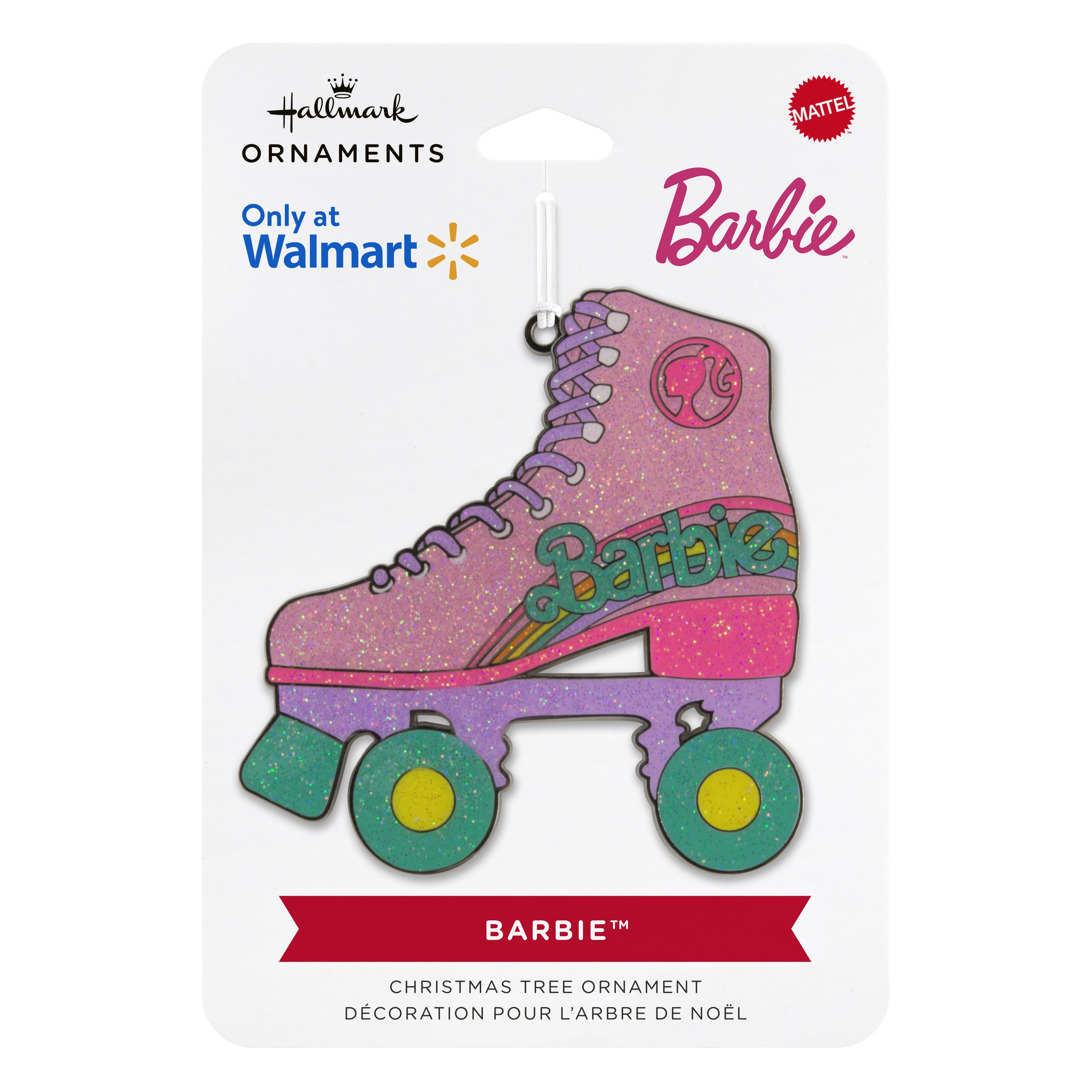 Hallmark Christmas Ornament (Barbie Roller Skate, Metal), 1 count, 1 Count