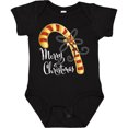 thumbnail image 3 of Inktastic Merry Christmas Red and Gold Candy Cane Boys or Girls Baby Bodysuit, 3 of 5