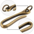 thumbnail image 6 of 3Pcs U Shape Hook Keychain Japanese Fish Hook Key Chain Brass Solid Bronze Key Buckle Belt Clip Holder for Women Men Wallet Badge Bronze, 6 of 6