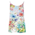 thumbnail image 5 of sovlvnd Women's Plus Sizes Summer Sexy Printed Sleevesless Strap Vest Over Size Top Tank Blouse Summer Casual Loose Comfy Tee Blouse Tank Tops S-2XL, 5 of 5