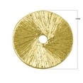 thumbnail image 2 of BG-218-12MM 18K Gold Overlay Round Shape Chip Bead, 2 of 2