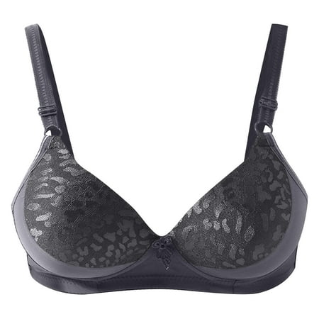 Womens Full Coverage Bras  Push Up Padded Bras for Women Add 2 Cups Plunge T Shirt Everyday Bra Seamless Underwire Full Support Plus Size L-3XL Womens Bras Clearance under $5