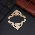 thumbnail image 5 of 4pcs/set Wood Carved Corner Onlay Applique Unpainted Frame Cupboard Cabinet Deca, 5 of 8
