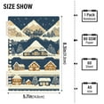 thumbnail image 2 of FORMRS 1-Subject Spiral Notebook 8" x 5" College Ruled 60 Refillable Sheet A5 Hard Cover, Winter Village, 2 of 7