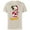 Natural, variant on Santa Mickey Mouse Holiday - Short Sleeve Cotton T-Shirt for Adults -Customized-Charcoal