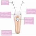 thumbnail image 2 of Gold Shaver Rechargeable Hair Remover for Face and Body with Cotton Thread Technology, 2 of 5