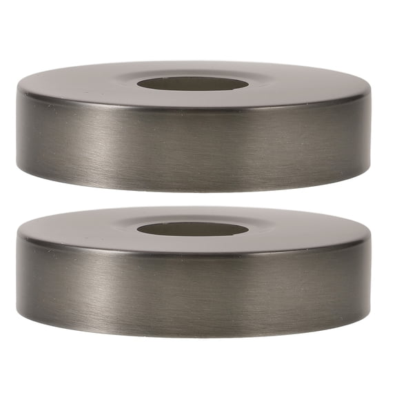 Hemoton 2pcs Shower Flange Cover Stainless Steel Shower Pipe Cover Plate Shower Head Arms Cap For Covering Gaps Holes