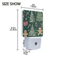 thumbnail image 4 of Yayeee LED Night Light for The Home Plug in With Light Sensors 2 Pack, Red Christmas Gingerbread, 4 of 6