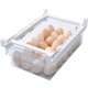 thumbnail image 1 of Contenedor para refrigerador con barra de tracción de diseño exclusivo, soporte transparente para huevos para una fácil visibilidad, organizador para refrigerador que ahorra espacio para un, 1 of 5