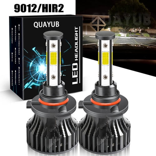 9012 HIR2 LED Headlight Conversion Kit High and Lo Beam Bulbs