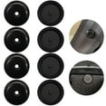 thumbnail image 3 of 4 Pairs Seat Belt Button Buckle Stop - Universal Fit Stopper Kit Black, 3 of 8