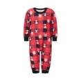 thumbnail image 2 of Hirigin Matching Christmas Pajamas For Family, Baby Romper/Dog Clothes/Plaid Print Tops and Pants Sleepwear Set, 2 of 6