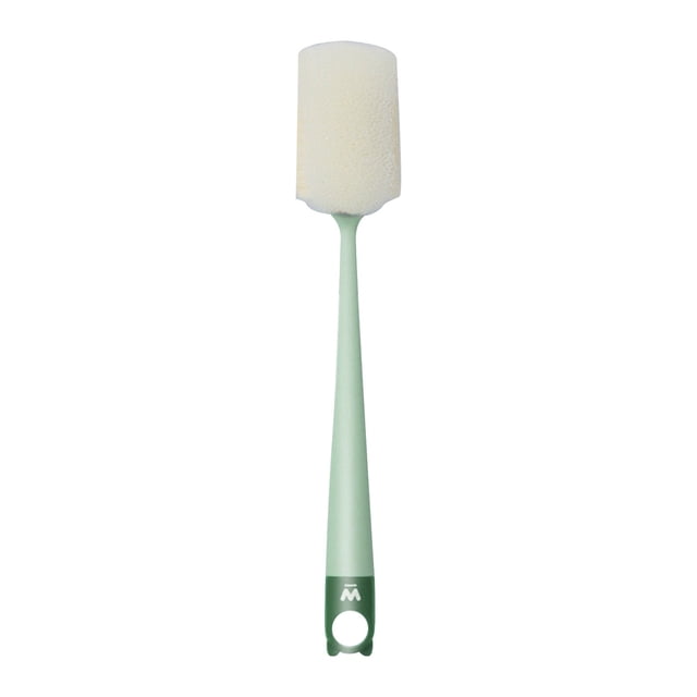 Juego de cepillos de limpieza de esponja de cocina | Herramienta multifunción para limpiar vasos y biberones con cabezales desmontables para vasos, platos y biberones