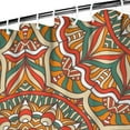 thumbnail image 3 of Cute Spring Floral Shower Curtain 72x72, Quick-Drying Polyester with Plastic Rings, Boho Daisy Artwork for Bathroom Decor, 3 of 5