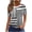 Black, variant on T-Shirt for Women Casual Short Sleeve Crew Neck,Vertical Striped Print Loose Fit Top,Soft Lightweight Summer Blouse,Classic Basic Tee for Everyday Wear