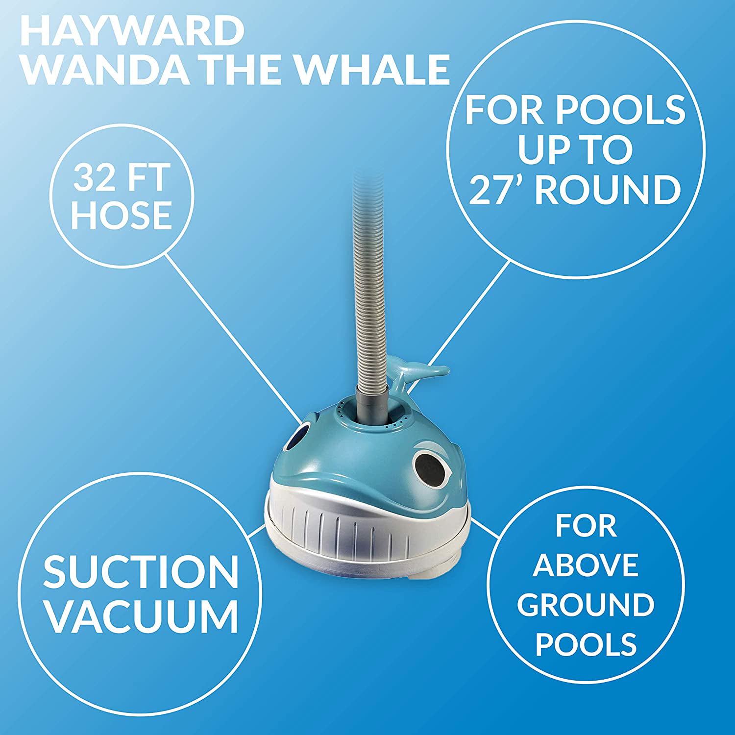 900 Hayward Wanda the Whale Above Ground Automatic Pool Cleaner 