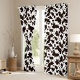 thumbnail image 3 of Manfei Vintage Cattle Hide Blackout Curtains Set of 2 (52x84 Each),Country Cowhide Print Window Curtains,White Brown Curtains and Drapes For Teens,Super Cozy Room Decor, 3 of 6