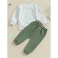 thumbnail image 3 of Toddler Baby Boy St.Patrick's Day Outfit Mama's Lucky Charm Long Sleeve Sweatshirt and Pants Set Spring Clothes, 3 of 7