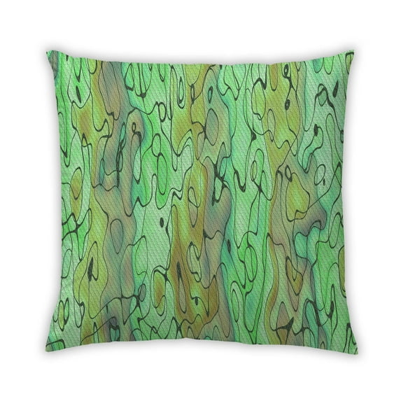 Ahgly Company Indoor Square Contemporary Throw Pillow, 18 inch by 18 inch