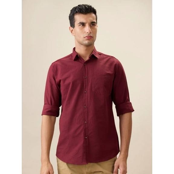 Nick&Jess Mens 100%Cotton Slim Fit Dobby Stripes Shirts