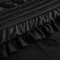 thumbnail image 5 of Dintszyayue Black Ruffle Queen Comforter,Soft Ruffled Princess Style Bedding Set Adult(90"x 90"), 5 of 5