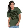 thumbnail image 5 of Sucker Cowboy Boots Boys Trucks Country Women's Graphic T Shirt Tees Brisco Brands S, 5 of 6