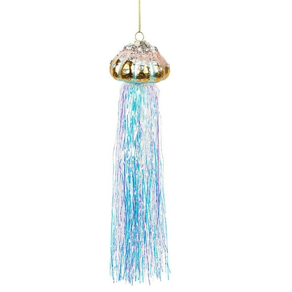 Glass Pearl Jellyfish Ornaments Christmas Tree Ornaments Four Home Party Ornaments