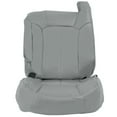 thumbnail image 4 of Kojem Front Driver Seat Cover for 2000-2002 Chevrolet Chevy Tahoe Suburban 1500 2500 Light Pewter Gray, 4 of 7