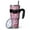 Pink Breast Cancer-3, variant on 40oz Tumbler,Pink Breast Cancer and Love Insulated Tumblers with Removable Handle,Stainless Steel Double Vacuum Coffee Tumbler Cup with Straw for Home,Office,Travel,Party